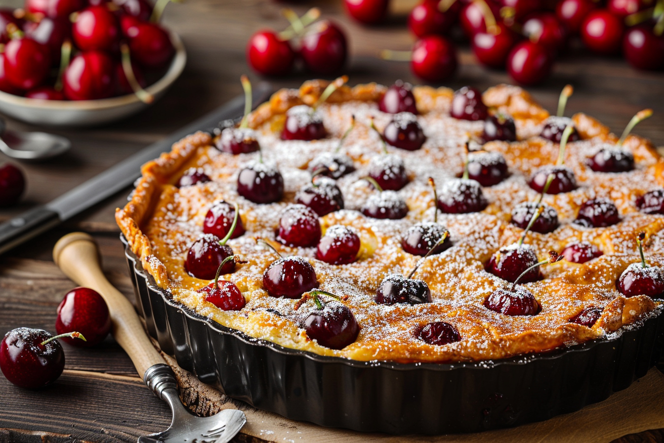 Clafoutis aux cerises : le délice sucré et fondant