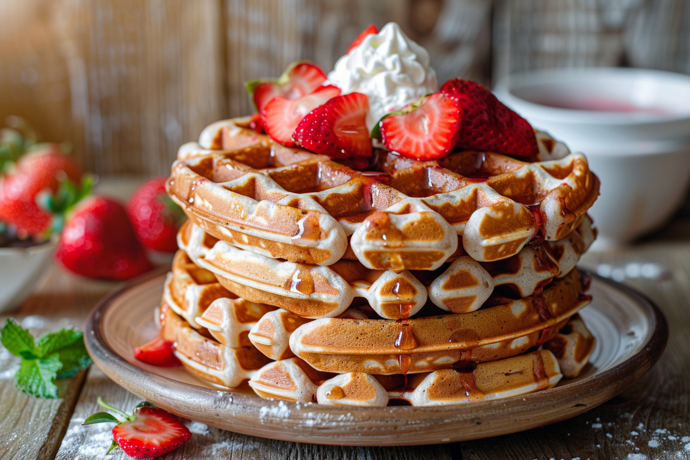 Gaufres irrésistibles : Recette facile et gourmande