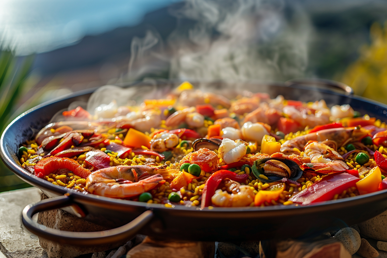 Paella savoureuse : un régal méditerranéen